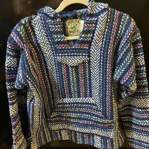 Baja Joe Pullover Hooded Latin Sweatshirt — Small